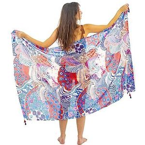 Strandpareo - Mandala Sarong - Bikini Badpak Cover Up - Strandjurk - Wrap