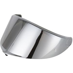 Motorhelm vizier lens, Helmvizier, helmvizier Helmvizier Vervanging for AGV K6 K6S Full Face Helm Schild Motorhelm Lens Rood(Rood)(Silver)