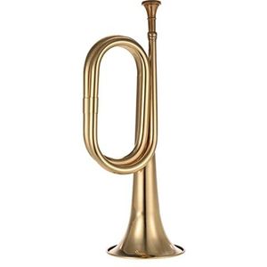 Trompetten B Flat Bugle Bel Trompet Messing Cavalerie Hoorn Met Mondstuk Voor Schoolband Cavalerie Militair Orchestra Student Trompetten