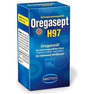 Oregasept H97-100ml oregano-olie - Origanum Hirtum ter ondersteuning van het immuunsysteem ten minste 82% Carvacrol 100% natuurlijke etherische olie