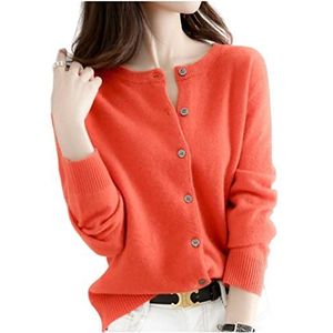 MOGSA Vest Truien Vrouwen Vesten Trui O-hals Lente Herfst Gebreide Kasjmier Vesten Enkele Breasted Womens Truien