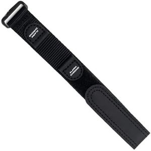 dayeer Sport nylon horlogeband voor horlogeband uit de Luminox-serie (Color : Preto, Size : 22mm)