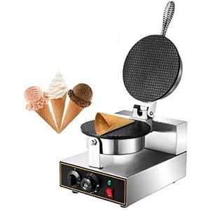 Commerciële Elektrische Ijs Wafel Kegel Maker Nonstick Loempia Wafel Kegels Kommen Maker Wafelijzer Kegel Machine