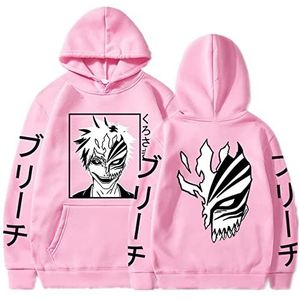 KONDZ Anime Bleach Kurosaki Ichigo Hoodie Jongen/meisjes Sweatshirts Japanse Streetwear Mannen Vrouwen Crewneck Truien Anime Kleding