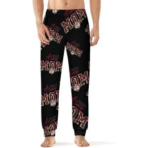 Bloemen Trots Leger Mom Mannen Pyjama Broek Zachte Lounge Bodems Met Pocket Slaap Broek Loungewear