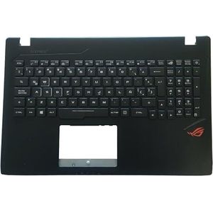 RGB-verlicht Latijns toetsenbord voor Asus voor Rog GL553 GL553VD GL553VE GL553VW ZX53V ZX53VD ZX53EW LA met palmrest bovenste beschermhoes