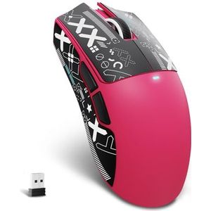 MAMBASNAKE X ATTACK SHARK X11SE Draadloze Gamingmuis-Tot 22000 DPI,PixArt PAW3311 sensor,BT/2.4G/Bedraad,59g lichtgewicht met tape,2000W klikken,40G acceleratie,lange batterijduur,voor Win/Mac-Besrood