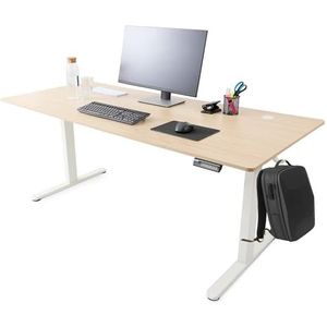 AREBOS - In Hoogte Verstelbaar Elektrisch Bureau - 180 x 80 cm - Met Geheugenfunctie