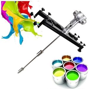 Pneumatische verfmixer, luchtroerder voor tank, verfroermachine met verstelbare standaard, inklapbare propeller, gereedschap voor het mengen van coatinginkt en vloeistof