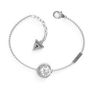 Guess Solitaire en maanfasen armband voor dames, zilver, eenheidsmaat