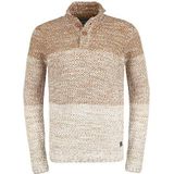 !Solid - SDAfton - Gebreide Trui - Tiger's Eye Melange - Heren - Troyer