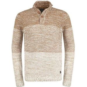 !Solid - SDAfton - Gebreide Trui - Tiger's Eye Melange - Heren - Troyer