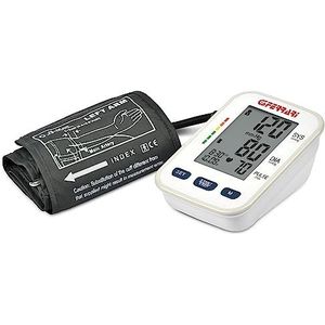 G3 Ferrari G30055 Bloeddrukmeter, 120 geheugen, systolische bloeddruk, diastolische bloeddruk en hartslag, wit