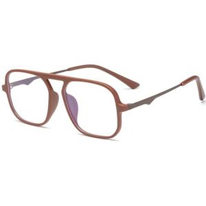 Halloween cadeau, Brilmonturen Vierkant Legering Multicolor(Coffee)