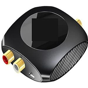 Mini-videomixer, Pro-switcher, 96 KHz Analoog naar Digitaal Audio Converter Adapter R/L RCA naar SPDIF Optische Coaxiale for Versterker Soundbar Speaker met brede compatibiliteit, eenvoudig in te stel