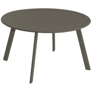 LOLAhome Tuintafel Marzia Grande van bruin staal, Ø 70 cm