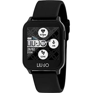 Liu Jo Unisex smartwatch Energy in de kleur: zwart met rubberen armband, diameter behuizing: 39 x 34 mm, SWLJ005