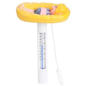 Drijvende thermometer, met hangende draagriem Thermometer Compact met ℉ / ℃ display Bad voor zwembad