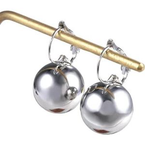 Damesmode balvormige Drop Oorbellen Bohemen creatieve witte/gouden bal Hyperbolische Earring Stud Piercing sieraden