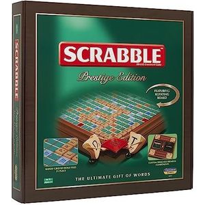 Scrabble Prestige Edition: Het ultieme geschenk van woorden | Klassieke spellen | Voor 2-4 spelers | Leeftijden 10+