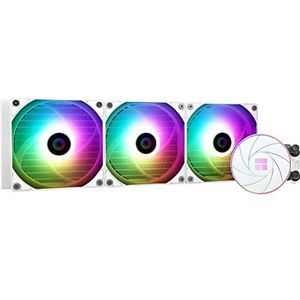 Thermalright AQUA ELITE 360 wit ARGB CPU-waterkoeler, met 3 x 120 mm PWM-ventilator, 1550 tpm snelheid, voor AMD/AM4/AM5 en Intel LGA1150/1151/1200/2011/1700, Computer CPU Aio koeler (wit ARGB)