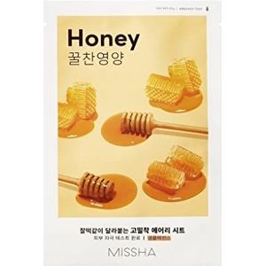 MISSHA Honing Honey Sheet Mask Anti-aging, hydraterend, regenererend doekmasker Koreaanse cosmetica kbeauty set 4 stuks