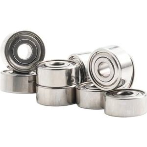 FUSHI MR93 ZZ-lager (3 x 9 x 4 mm), 10 stuks, MR93ZZ, MR93, open handstuklager voor high-speed videokaart voor motor, (MR93zz ABEC-5)