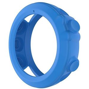 DAIKMZ Zachte siliconen beschermhoes beschermhoes voor Garmin Fenix 3 HR/Fenix 3/Fenix 3 Sapphire/Quatix 3/Tactix Bravo Band Cover (kleur: blauw)