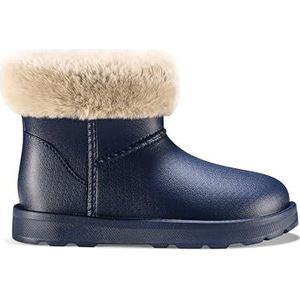 ESTRO Dames Rubber Laarzen Kort - Regenlaarzen Dames Gevoerd Winterklompen Warm Tuinclogs F115 (36 EU, Donkerblauw)