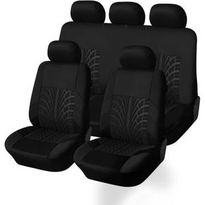 Autostoelhoezen Voor Toyota Corolla (2001-2006), Universele Zwarte Stoelhoezen Geschikt Voor De Meeste Auto's Ademend En Anti-Zweet.