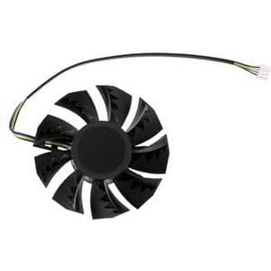 87MM koelventilatorvervanging voor kleurrijke GeForce RTX 3060 3070 3080 Ti 3090 NB 12G-V grafische videokaartkoeler(Black 1-Fan)