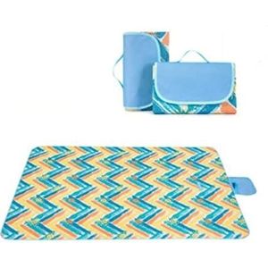 Picknickdeken Strandkleed Outdoor picknickdeken, draagbare waterdichte picknick verdikte Oxford doek campingmat (machinewasbaar) Strandmat Camping Outdoor(A,200 * 145cm)