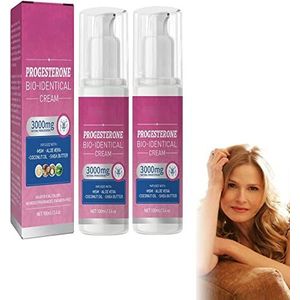 BEROZA 2024 Nieuwe Wilde Yam Cream, Wild Yam Cream voor Hormoonbalans, Vrouwen Biologische Wilde Yam Cream voor Perimenopauze & Menopauze Ondersteuning, voor Alle Huidtypes (2 stuks, A)