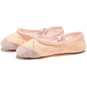 UYFRD Ballet canvas dansschoenen slipper voor kinderen peuter vrouwen ballet slippers voor dansen (PFuPink,25 (16 cm))