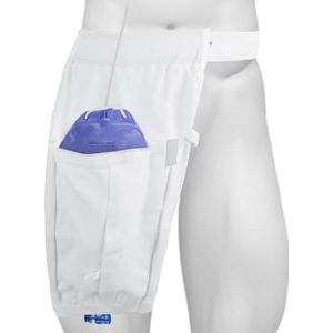 Katheter Beenzakhouder - Wit - Katheter Mouwen Afdekking met Riem - Voor Incontinentie Urinezak