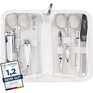 DREI SCHWERTER - Manicureset - Wit - 8 Instrumenten