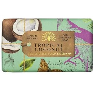 The English Soap Company , Soap Bar met tropische kokosnoot, jubileumcollectie 200 g