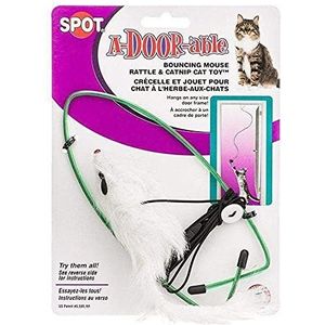 Ethical Pet Spot A-Door-Able Bouncing Mouse | Interactive Catnip Cat Toy