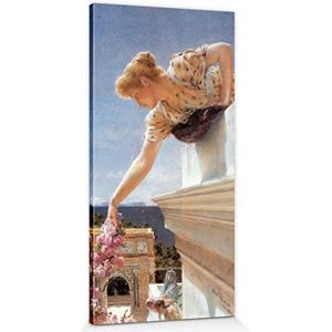 1art1 Sir Lawrence Alma-Tadema Poster Kunstdruk Op Canvas God Speed, 1893 Muurschildering Print XXL Op Brancard | Afbeelding Affiche 100x50 cm