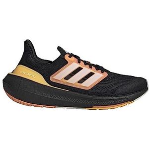 adidas Ultraboost 23 schoenen voor heren, Kern Zwart Witte Tint Schreeuwende Oran, 37 1/3 EU