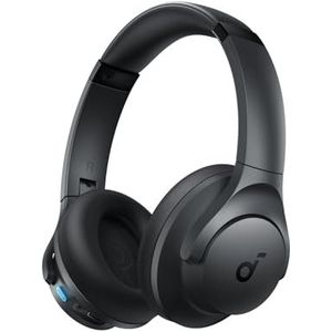 soundcore Q11i draadloze over-ear Bluetooth koptelefoon van Anker, diepe bas, 60 uur speeltijd, hi-res audio, afneembare oorkussens, multipoint-verbinding (Refurbished)