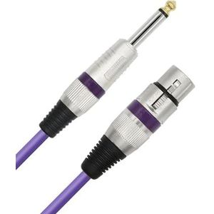 6,35 Mm TS 1/4 Mannelijk Naar XLR Vrouwelijk Microfoon Audiokabel Voor Luidspreker Gitaarversterker AMP Mixer Gitaar Instrument Kabel (Color : 04, Size : 2 m)