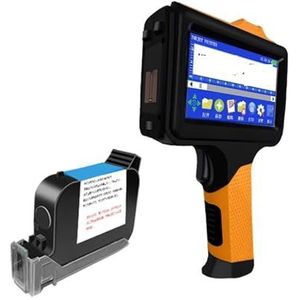 12,7MM Handheld Inkjetprinter Meertalig Met Snel Drogende Niet-gecodeerde Inkt for Tekst QR Code Batchnummer Datum(Printer-black ink)