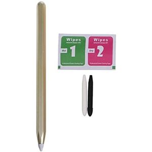 Stylus pennen voor aanraakschermen Mobiele telefoon Touchscreens Actieve stylus potlood Tablet S vervangende pen voor laptop dubbel gebruik/harde kop (goud)