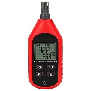 Mini Temperatuur Vochtigheidsmeter LCD Digitale Luchttemperatuur Thermometer Hygrometer Gauge Tester MAX/MIN Modus Nauwkeurige Monitor(A)