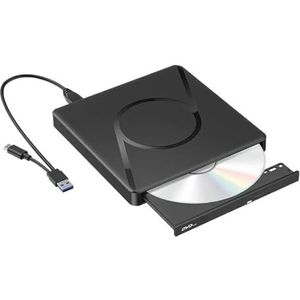 Externe Blu-ray-brander USB3.0 Externe Blu-ray-dvd 3D Slim Optische Drive Blu-ray-schrijver CD/DVD-lezer(Blu-Ray 100G Burn)
