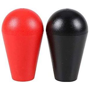 EG STARTS Oval Balltop Joystick - 2 Speler DIY Kit Sanwa Joystick MAME Jamma Part (Rood & Zwart)