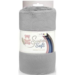 Kullaloo Supersoft SNUGLY SB-Pack Pluche stof, Minky, (zilvergrijs)