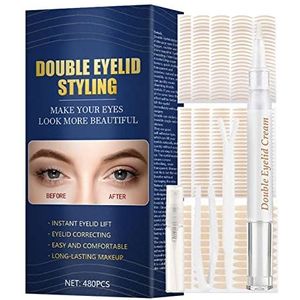 Double Eyelid Sticker Set | Waterproof Eyelid Tapes Stickers | Invisible Natural Eyelid Lift Strips, Make Up Accessories for Mono-eyelids Instant Lift Mandeep