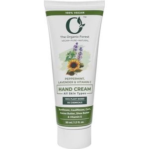 Plant-Based Lavender & Peppermint Soothing Hand Cream For Women | Vitamin C & E for Skin Protection | Hydrating Hand Cream & Moisturizer with Organic Shea Butter for Dry & Cracked Hands |